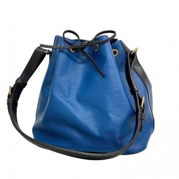Louis Vuitton Handbags - Louis Vuitton Epi Bicolor Petite Noe M44152 Toledo Blue/noir Black Women